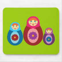 Doll van Matryoshka Muismat