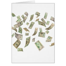 dollars het vallen wenskaarten