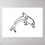 Dolphin_Sketch Posters