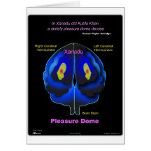 Dôme de plaisir de Xanadu Cartes De Vœux