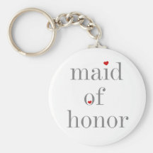 Domestique des textes d'honneur grise porte-clefs