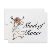 Domestique d'honneur (jeune mariée)