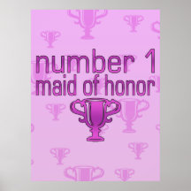 Domestique du numéro 1 d'honneur affiches