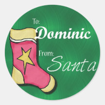 Dominique a personnalisé Noël Label41 Autocollants