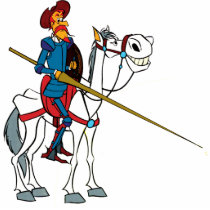 DON DON QUICHOTTE et ROCINANTE - sculpture - 400 A