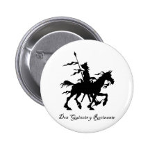 Don don Quichotte y Rocinante Badge Avec Épingle