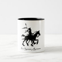 Don don Quichotte y Rocinante Tasse À Café