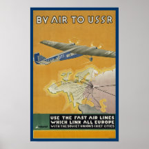 Door de Lucht aan de USSR Print