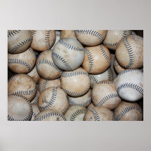 Doos van Baseballs Posters