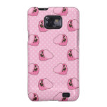 Doos van het Patroon van de Chocolade Galaxy S2 Hoesjes