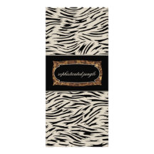 Dos sophistiqué de plaine de la jungle 311 carte double customisable