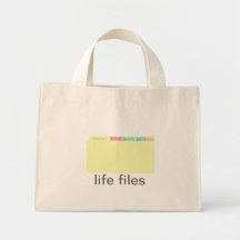 dossiers de la vie sac en toile