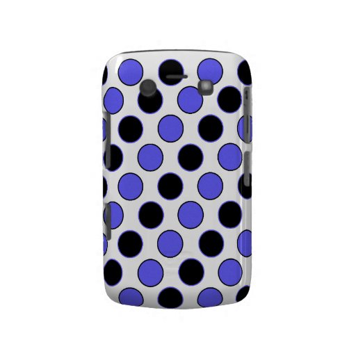 Dottie diagonal noir et bleu coques blackberry
