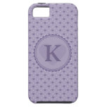 Douane Uw Aanvankelijk Paars Harten & Stip iPhone 5 Hoesjes