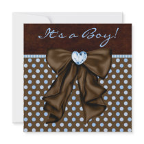 Douche de bébé de Brown de bleus layette