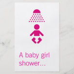 Douche de bébé tract
