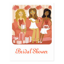 Douche nuptiale cartes postales