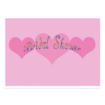 Douche nuptiale cartes postales
