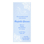 Douche nuptiale de chaussure de rayure bleue bristols personnalisés
