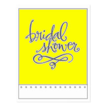 Douche nuptiale d'or carte postale