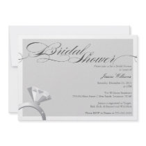 Douche nuptiale élégante invitations personnalisables