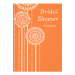 Douche nuptiale florale moderne - invitations oran