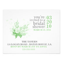 Douche nuptiale invitation personnalisée