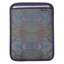 Douille bleue de marbre d'iPad d'aluminium de FX Poches Pour iPad