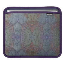 Douille bleue de marbre d'iPad d'aluminium de FX Poches iPad