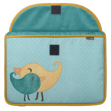 Douille d'aileron de Rickshaw d'oiseau Poche Pour Macbook