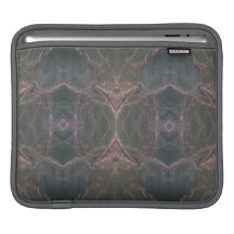 Douille de marbre verte d'iPad de motif horizontal Housses iPad