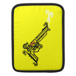 Douille d'iPad de tatouage d'arme à feu Poches Pour iPad