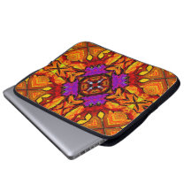 Douille d'ordinateur portable de fleur de tuile trousses pour ordinateur portable