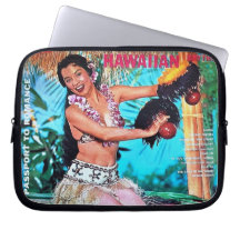 DOUILLE HAWAÏENNE DE DESSUS DE RECOUVREMENT DE RYT HOUSSES POUR  ORDINATEUR PORTABLE