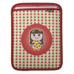 Douille rouge d'iPad de Bianca de chariot Housses iPad