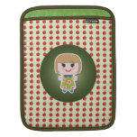 Douille verte d'iPad de Christy de chariot Poches iPad