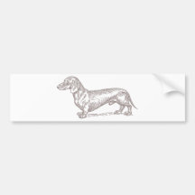 Doxie classique - gris adhésifs pour voiture