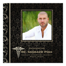 Dr. d'invitation de photo de distinction