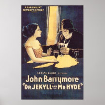 Dr. Jekyll et affiche 1920 de M. Hyde