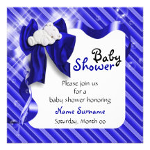 Draag leuk jongensbaby shower uitnodiging