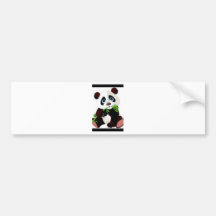 Draagt, Panda, Leuke Dieren, Bumpersticker