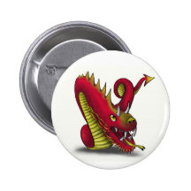 Draak tattoo button