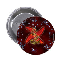 Dragon and Waterstars Pin's Avec Agrafe