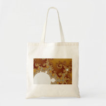 Dragon blanc - art de fractale sac de toile