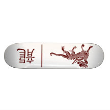 Dragon chinois longtemps ou Qi Lin Skateboards Personnalisables