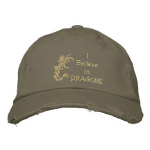 Dragon de guerrier casquette brodée