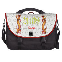 Dragon de monogramme de Kato Sacoches Pour Ordinateur Portable