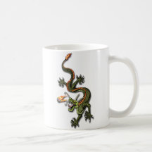 Dragon et perle chinois tasse à café
