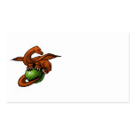 Dragon mystérieux cartes de visite professionnelles