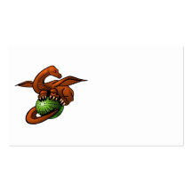 Dragon mystérieux cartes de visite professionnelles